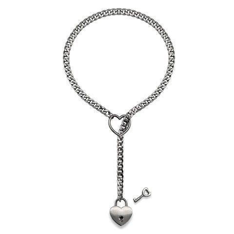 Подвеска. Сердце с замком.