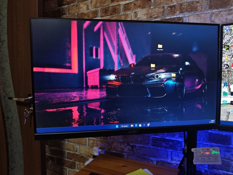 Геймърски монитор ACER FHD IPS 24" 75hz