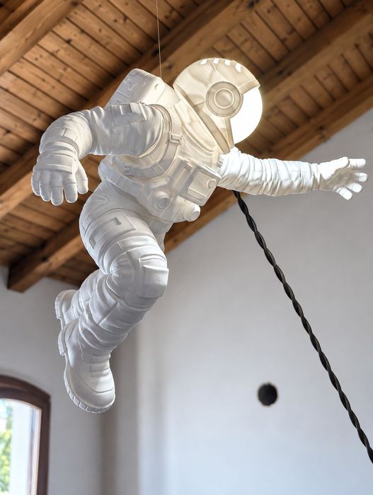 Lampa stil astronaut