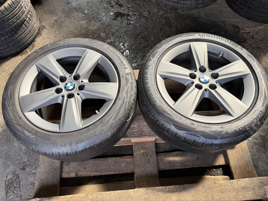 Jante originale BMW style 478 seria 1 F40/F52 seria 2 F44/F45/F46/U06 cu anvelope de vara 205/55 17