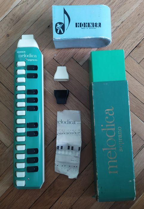 Немска метална хармоника - ретро