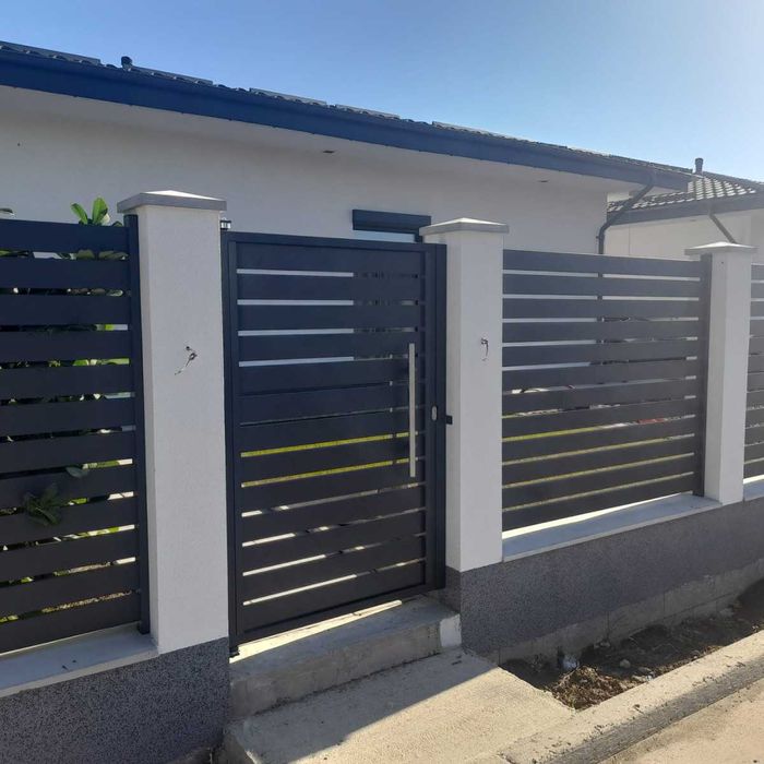 Garduri și porți din aluminiu || Asigurăm montajul și construim structura (metal, beton, bolțari de beton) || Hai să discutăm