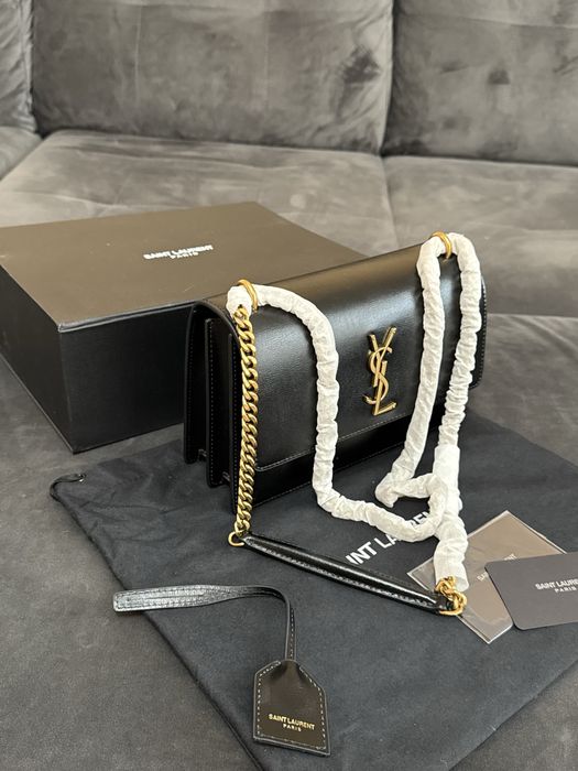 Poseta S*L* Sunset medium - 22cm/piele naturala/full box/video