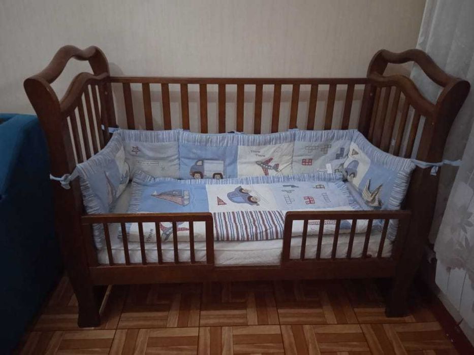 Кровать детская, манеж-трансформер (3 уровня)