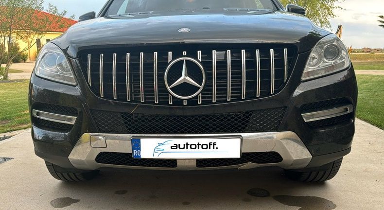 Grila centrala Mercedes ML W166 compatibila cu ML W166 (11-15) Panamericana Crom Design