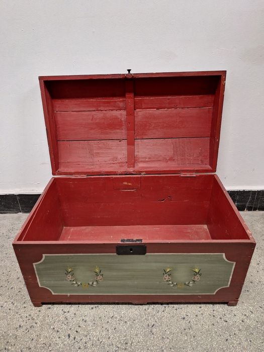 Сандък, ракла, скрин, ръчно изрисуван