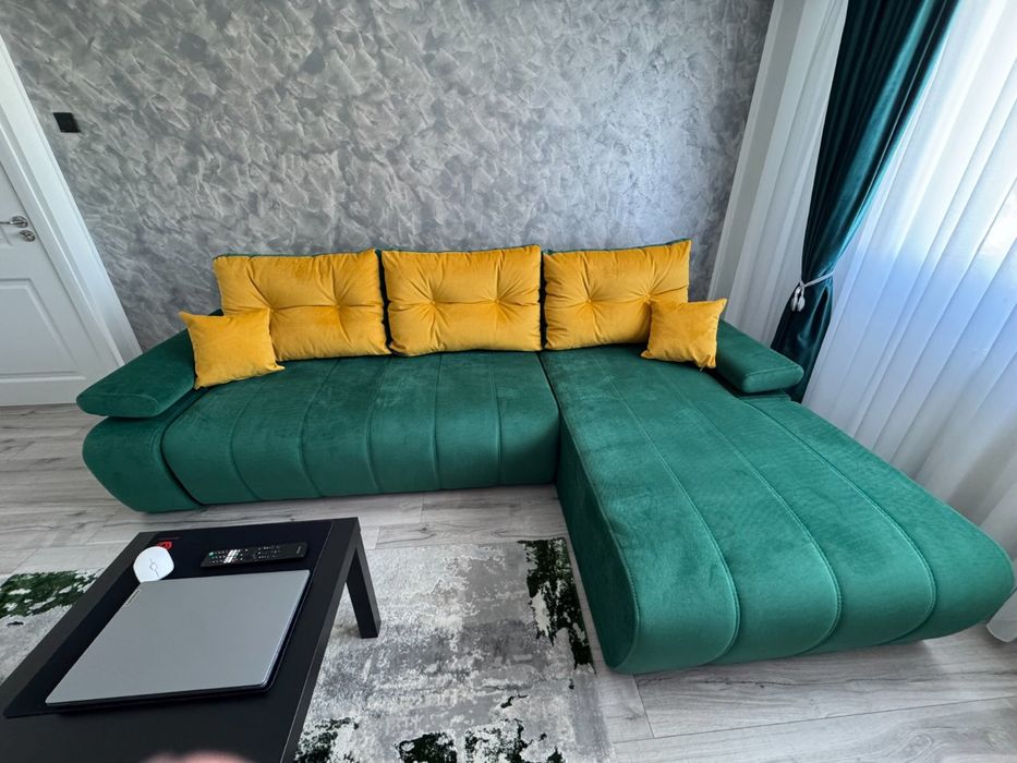 Coltar extensibil Alina Berjer casa Eduard / Saltea tip relaxa / 280 x 185 cm