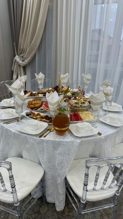 Аренда стол стулья и шатёр.