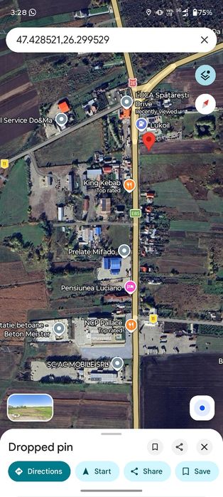 9.600 mp intravilan (Luca/Lukoil Spătărești)