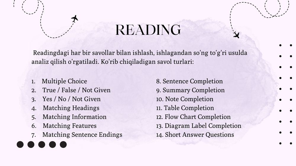 IELTS individual/guruh kurslar. Ingliz tili B2-C1 tayyorlov.