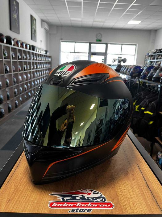 Мото каска за мотор AGV K1 POWER Matt M-S 57-58см,много запазена