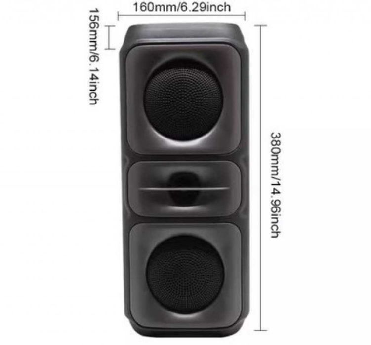 Мощна 4-инчова безжична тонколона с караоке функция/ГАРАНЦИЯ