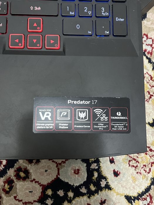 Predator 17 core i7 gtx 1060