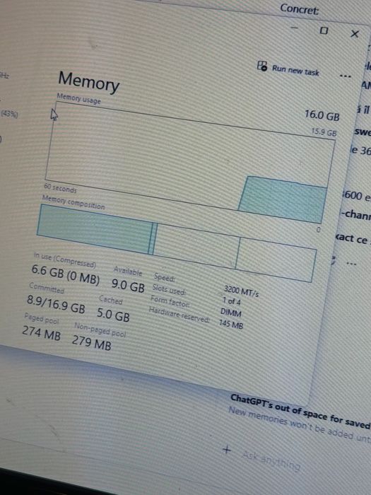 vand o placuta 16gb ram ddr4 3200 mhz
