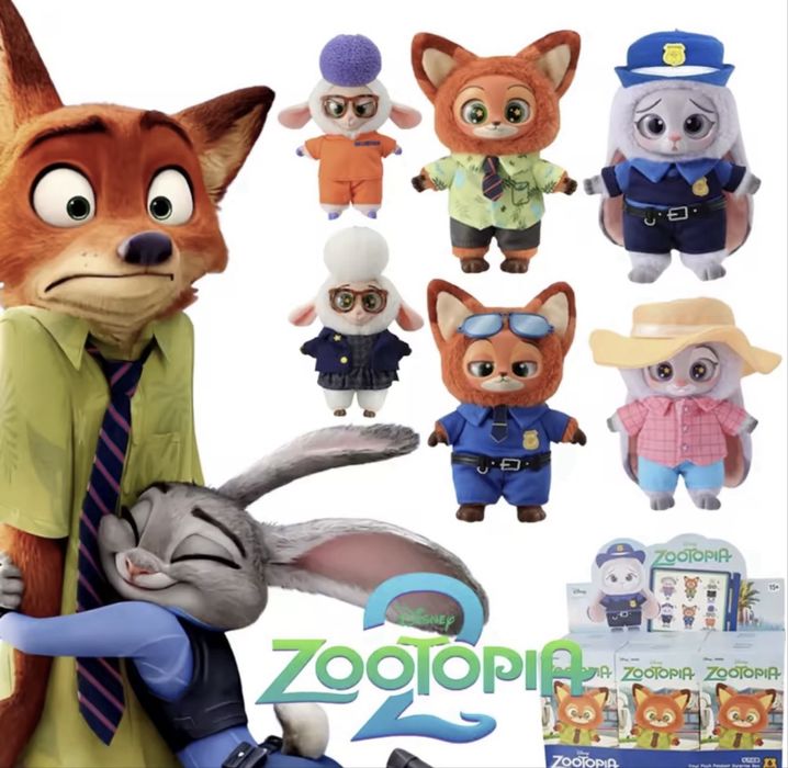 Колекционерски плюшени фигурки Zootopia Плюшена играчка Зоотрополис