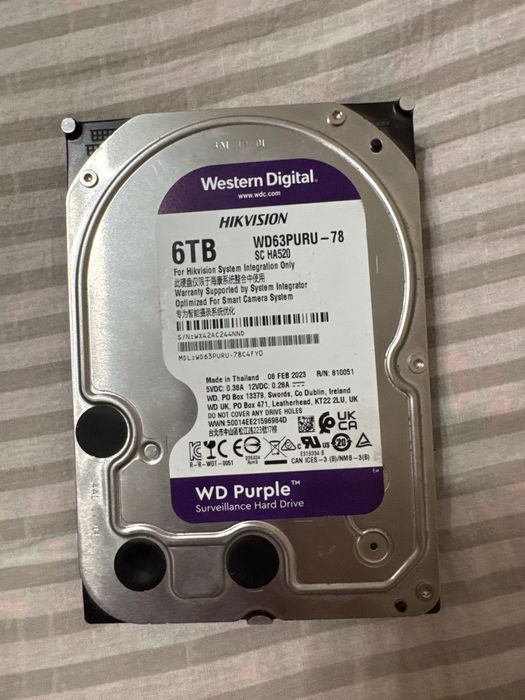 Жесткие диски для видеорегистратора