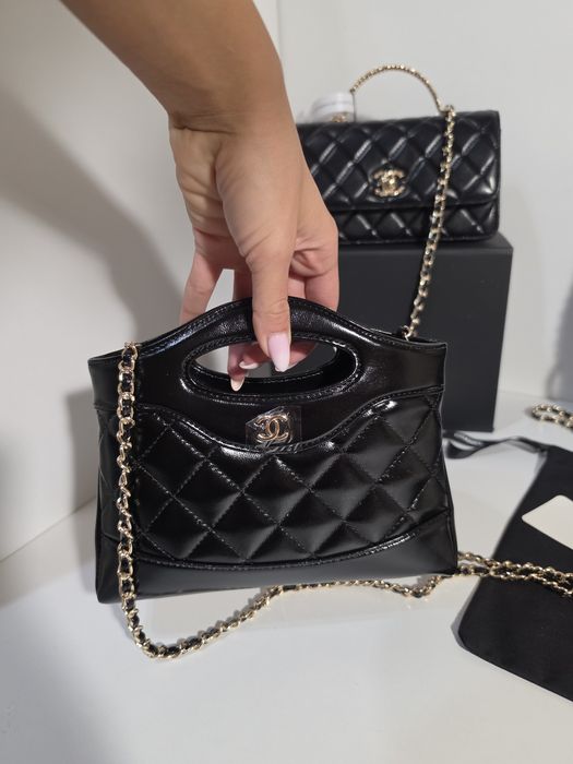 Налична чанта Chanel Nano Bag black