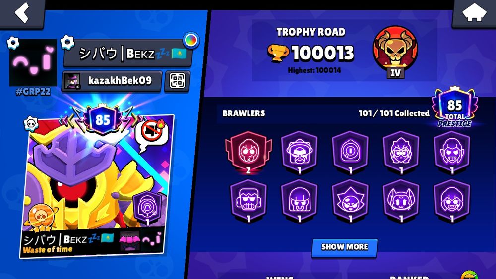 Продам акк бс с 100к