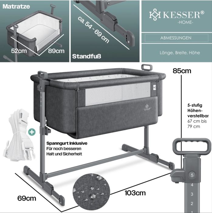 KESSER® допълнително легло Hubi 3-в-1