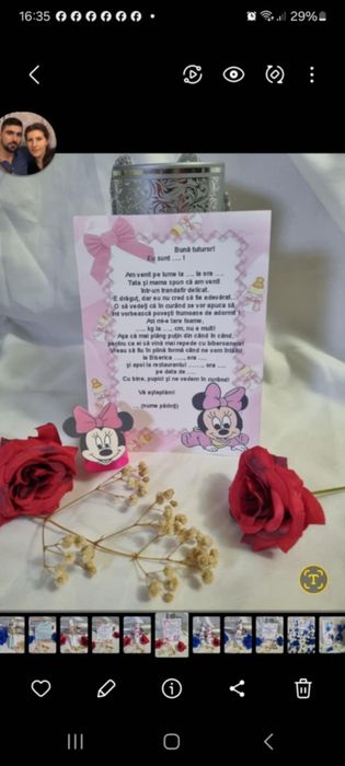 Realizăm invitații nuntă/cununie/cumătrie în format normal sau digital