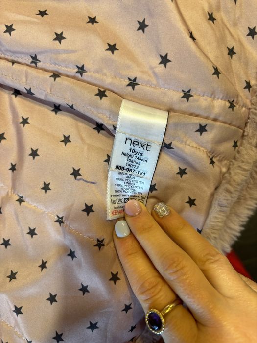 Haina de blana, roz, fetite, 10 ani, Next