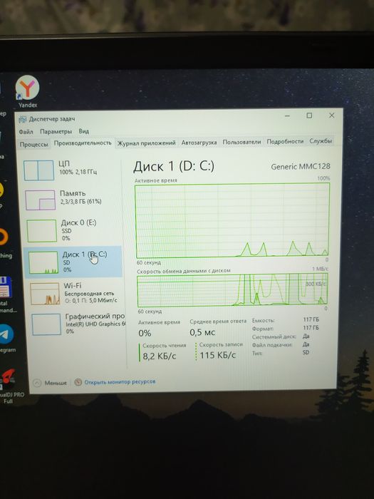 Noutbuk  sotiladi celeron N4020
