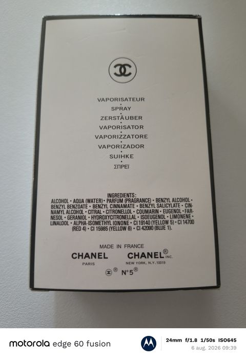 Apa de parfum Chanel