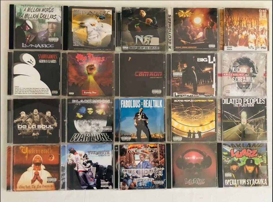 Tupac Eazy NWa Wu Tang Dre CD Rap Hip Hop Mase Nas Bizarre Big CMW Nas