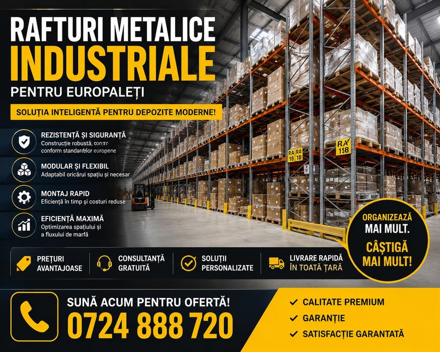 Rafturi metalice cu Role metalice benzi transportatoare mezanin complet