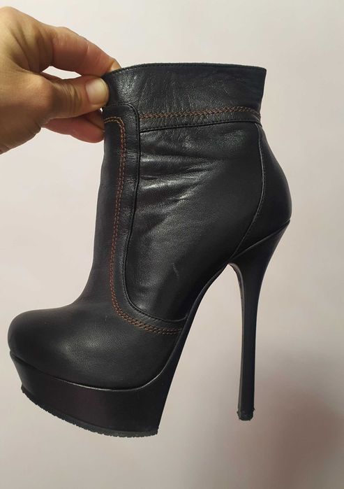 Боти с висок ток 14см