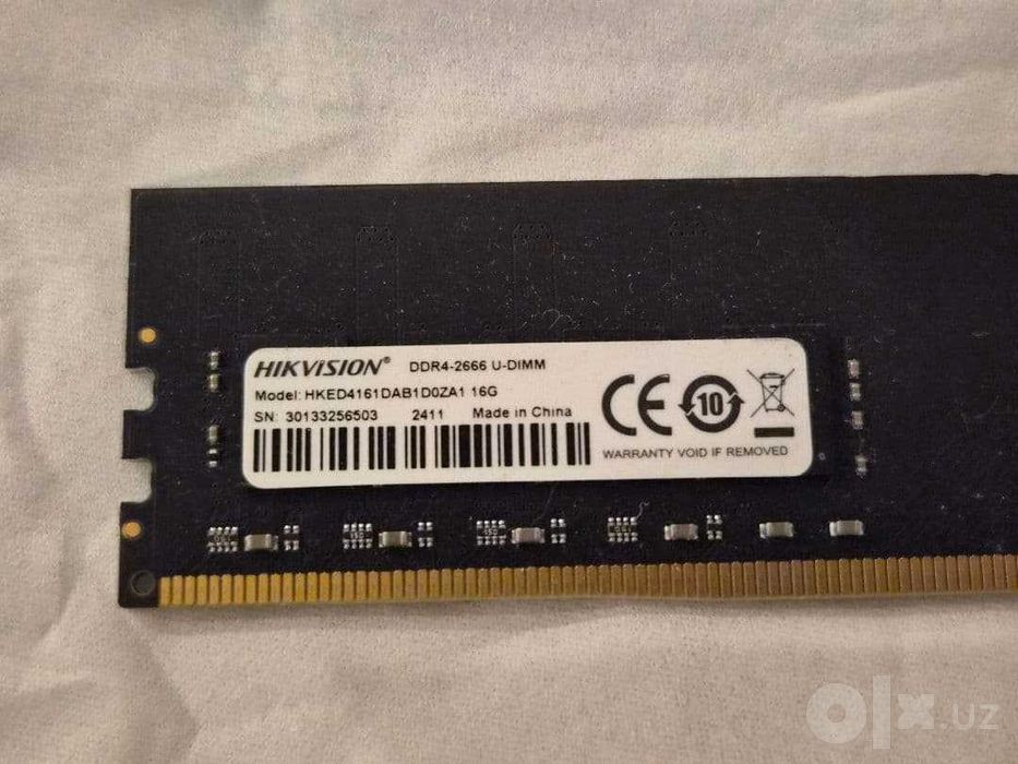 Оперативная память Hikvision DDR4 16GB 2666 mhz UDIMM