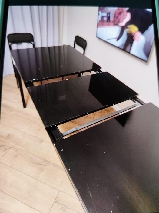 Стол большой черный