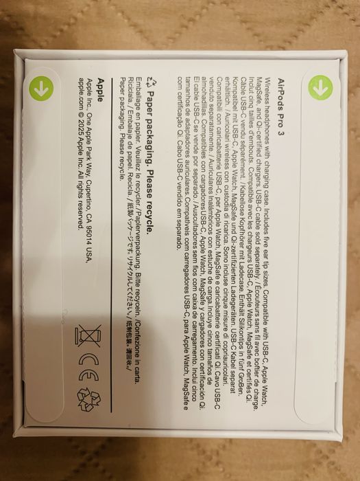 AirPods Pro 3 / Casti Iphone Apple / SIGILATE / MAGSAFE / 2025