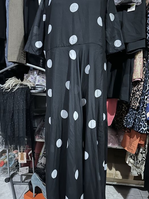 Rochie lunga cu buline
