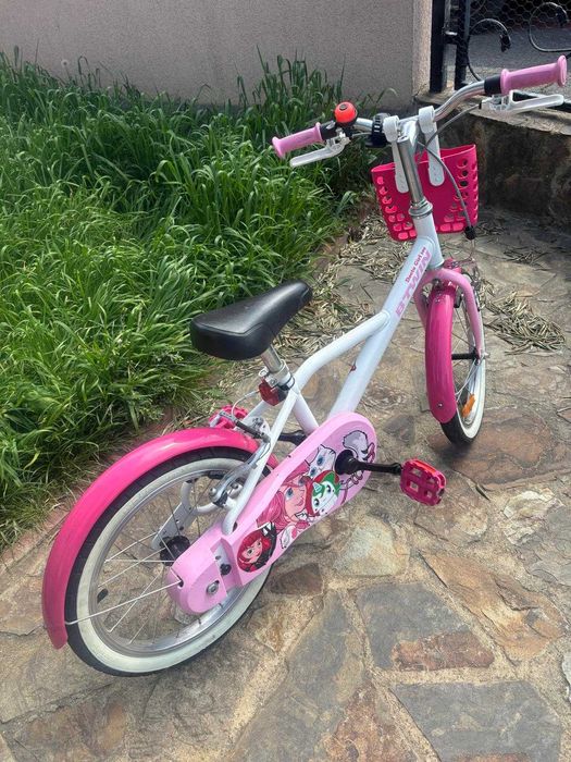 Bicicletă fermecatoare copii B’Twin Docto Girl 500, roz