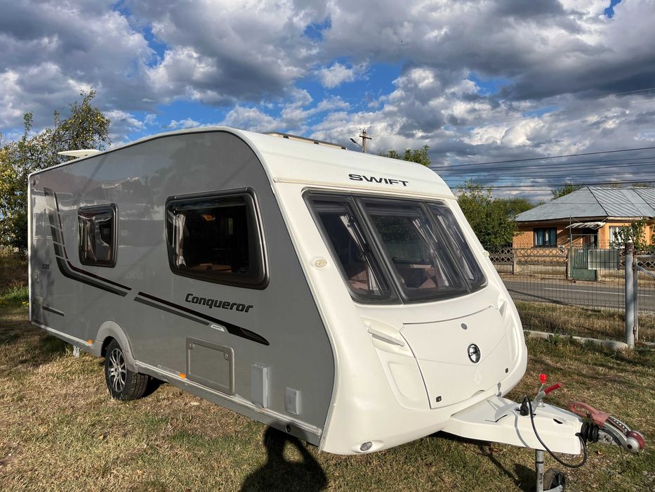 Rulota Swift Conqueror 530 2010 editie Silver Full Option Off Camping