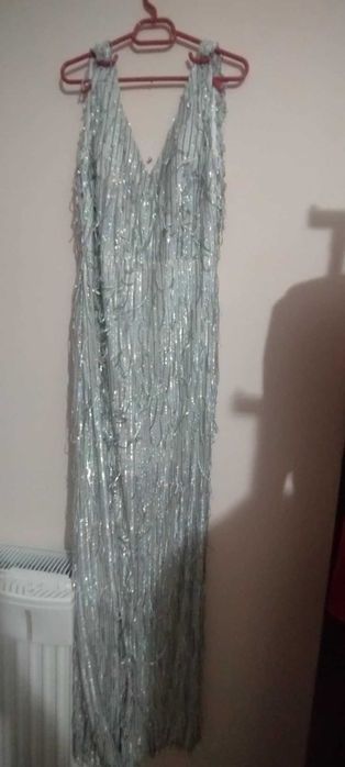 Rochie De Seara Argintie