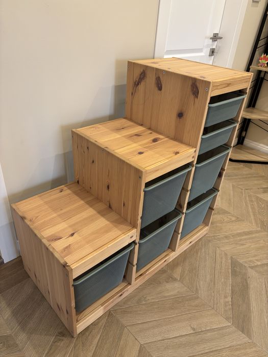 Секция с метални кутии TROFAST IKEA