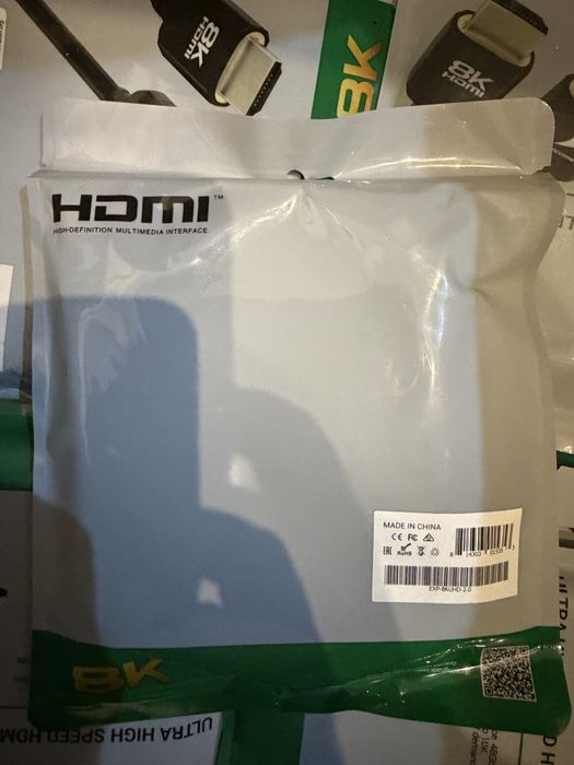 HDMI 2.1 8K 48Gbps WyreStorm 2m ,Cerificat – Sigilat (46 buc)