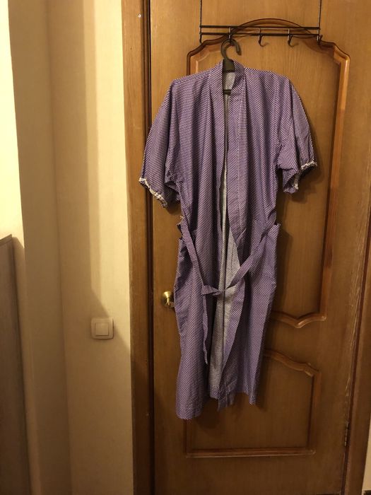 Халат-пеньюар с поясом