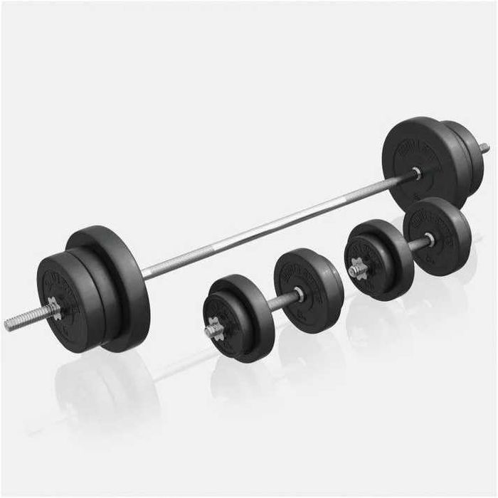 Aparat multifuncțional de fitness cu set de 70 de kg