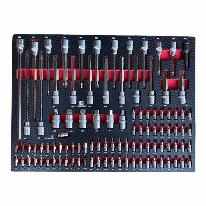 Шкаф с инструменти със 7 чекмеджета - 6 пълни  EverForce