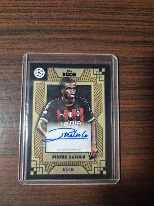 Pierre Kalulu Topps auto