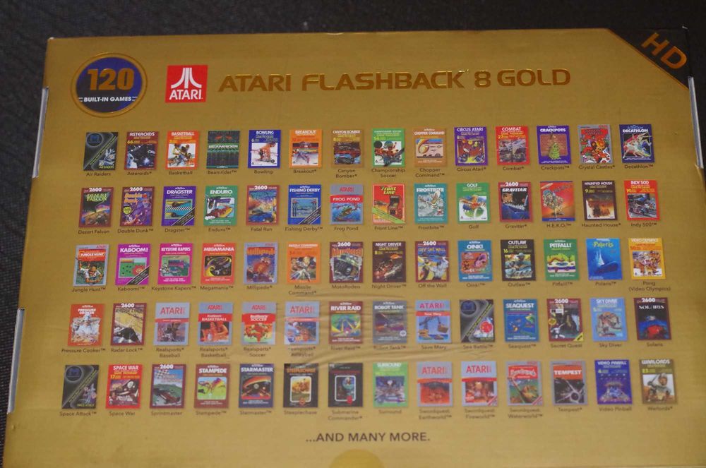 Atari Flashback 8 Gold Deluxe HD, 40th Anniversary Edition – Като нова ...