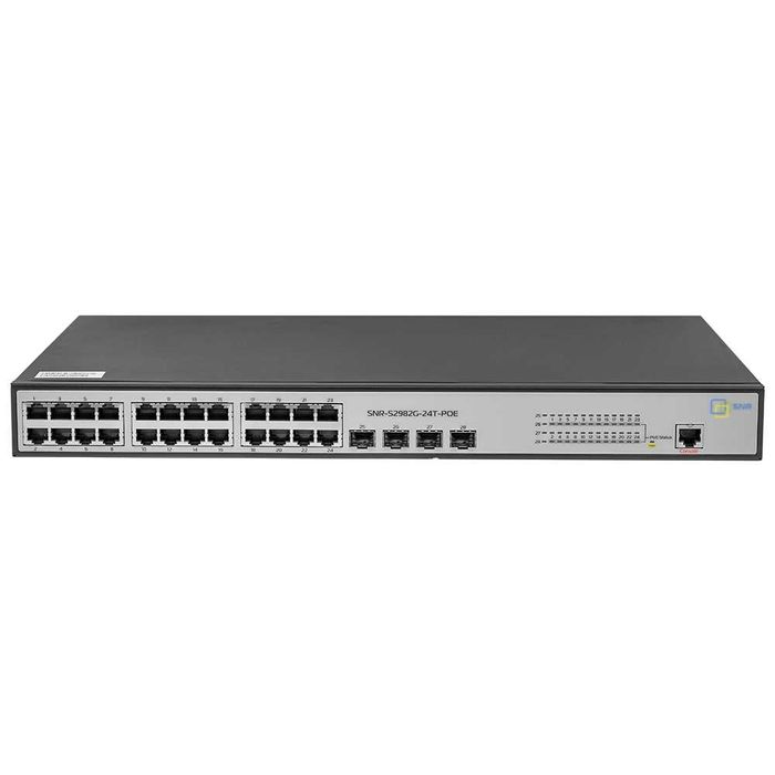 Управляемый POE коммутатор уровня 2 SNR-S2982G-24T-POE