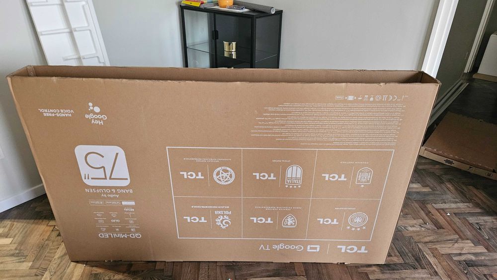 TCL Mini LED TV 75 inch Телевизор 75 инча Мини ЛЕД