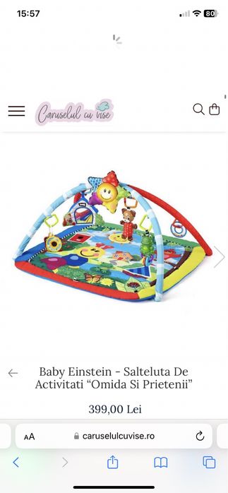 Vând saltea de activități Baby Einstein