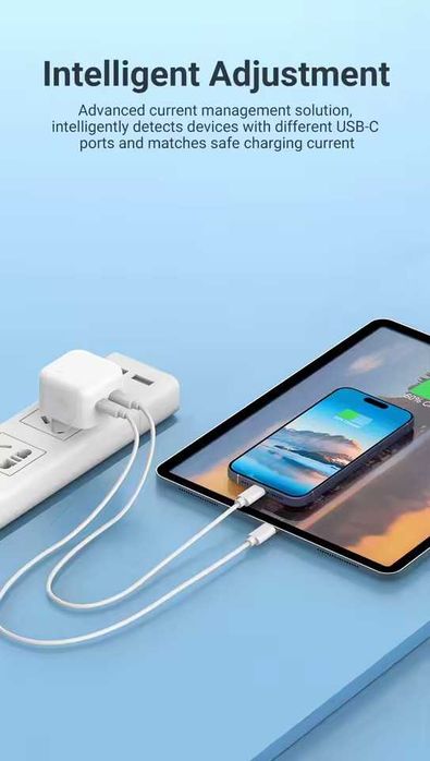 Apple 35W USB-C+C Power Adapter двоен адаптер с TYPE C изход