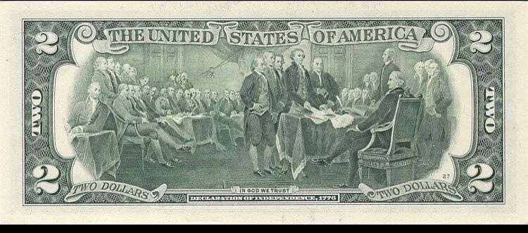 Продам 2 доллара настоящие