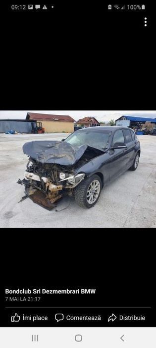 bmw 120d piese din dezmembrari